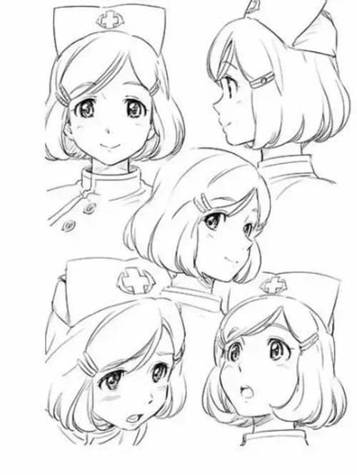 人物绘画素材：女生角色设计指南