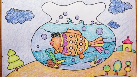 儿童绘画作品大全:简单易学的创意灵感