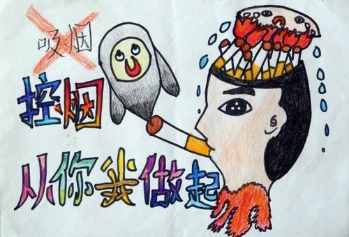 控烟绘画作品的艺术表达与社会意义