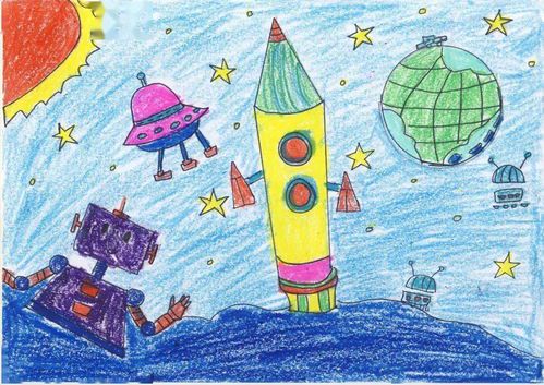 未来科技梦想家——小学生科技绘画作品精选