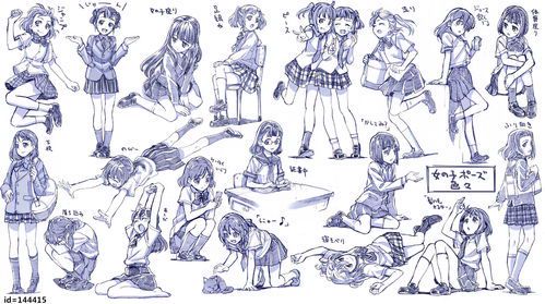 人体动态绘画模板指南:掌握基础动作的绘制技巧