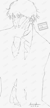 冷酷型男绘画素材指南