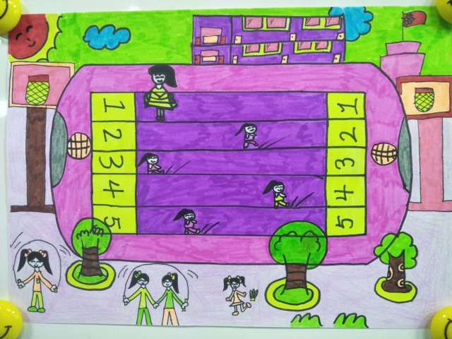 小学生五年级绘画作品精选欣赏