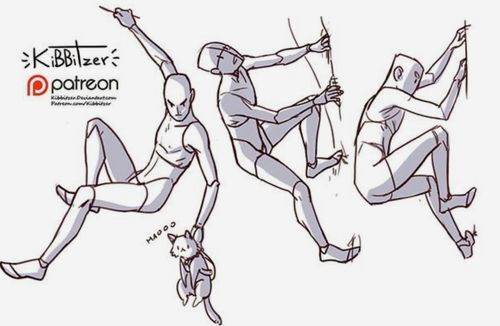 人体动作绘画素材的实用指南与技巧**  

