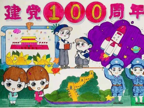 童心向党:用画笔描绘新时代的红色梦想
