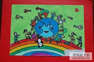 大班幼儿绘画作品欣赏与创意解析