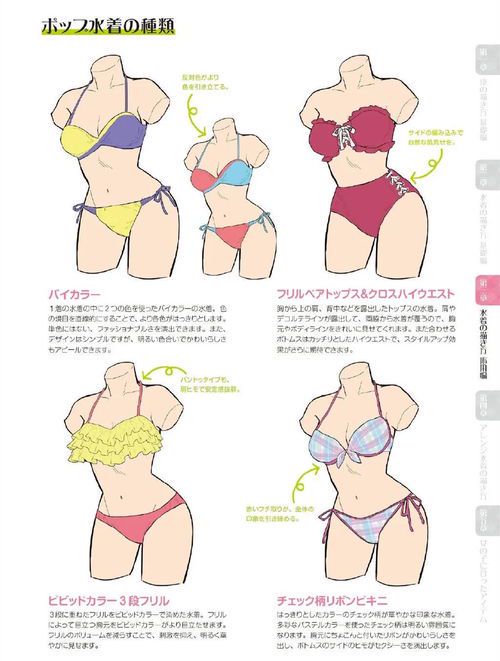夏日泳衣绘画素材指南:灵感与技巧