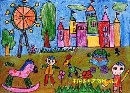 5岁儿童绘画作品的艺术世界