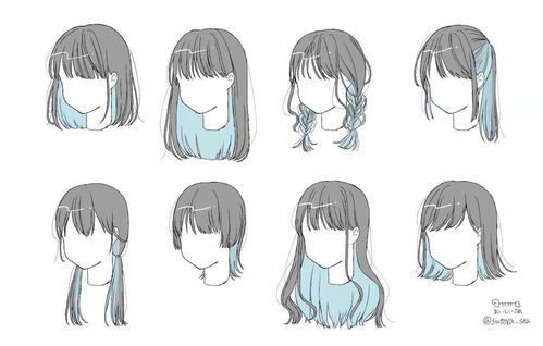 头发绘画素材的创作与应用指南